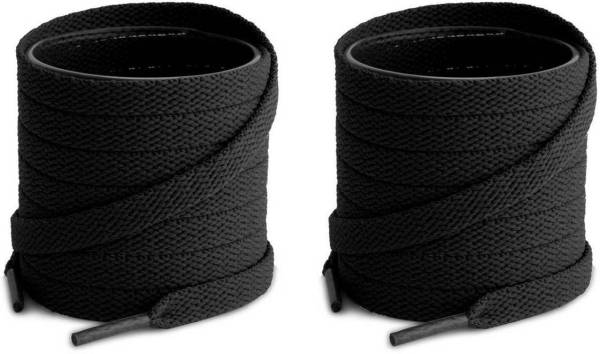 Lify 2 Pair Flat Shoelace - Sports Shoe- Black - 120CM Shoe Lace