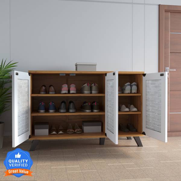 Flipkart Perfect Homes Cove Engineered Wood Shoe Rack