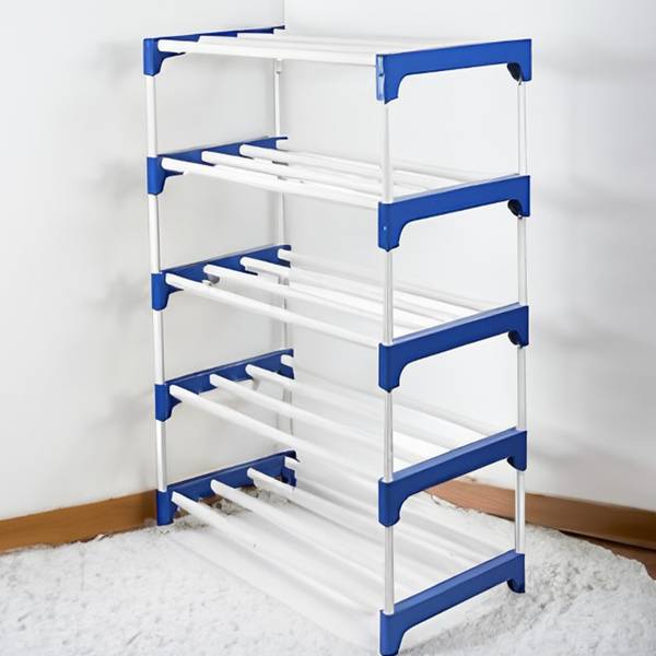 QURACK Shoe rack metal for home & lightweight storage organizer multipurpose metal Metal Shoe Rack