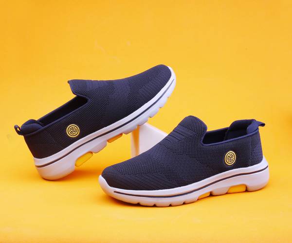 bacca bucci NIMBUS Joggers Slip-on Walking Shoes With Ortholite Footbed Diabetic Friendly Walking Shoes For Men
