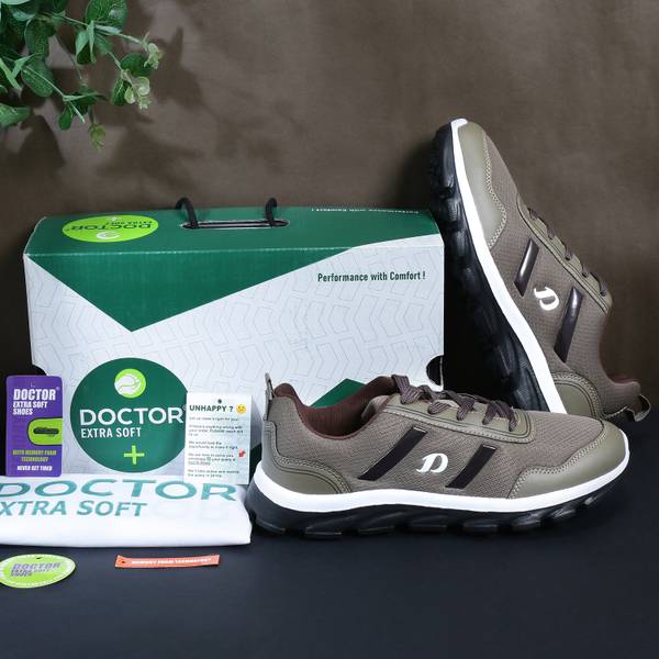 DOCTOR EXTRA SOFT Memory Foam Running Shoe with EVA Sole Sports,Lightweight & Comfortable D-2003 Running Shoes For Men