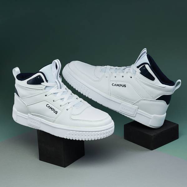 CAMPUS OG-22 Stylish Men's Angkle High Sneakers with Splash-Proof & Durable PU Upper Sneakers For Men