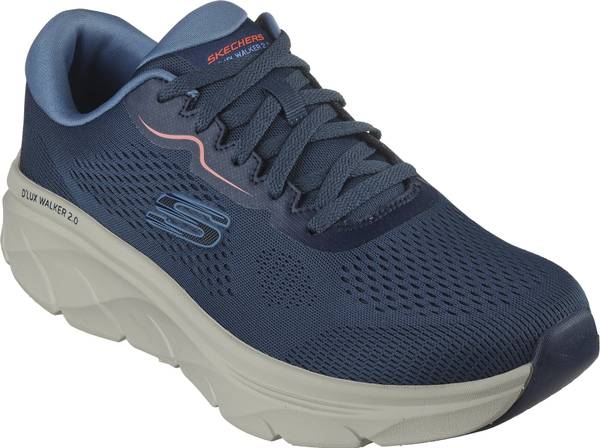 Skechers Skechers D'LUX WALKER 2.0-SWAVE Casual Sneakers for Mens,Navy Blue- 232714-NVBL Sneakers For Men