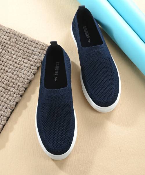 Roadster Round Toe Mesh Slip-On Slip On Sneakers Slip On Sneakers For Men