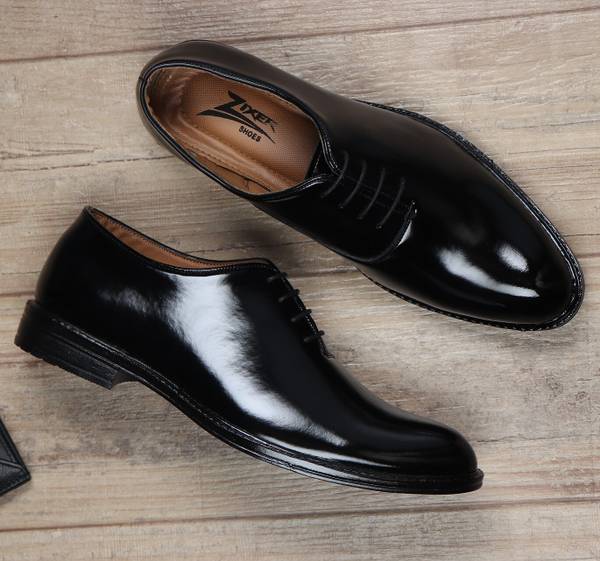 Zixer Office Branded Synthetic Leather Formal Shoes For Men Derby