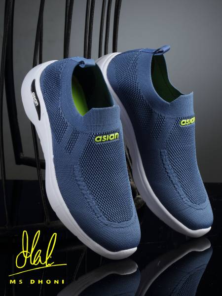 asian Hattrick-35 Blue Slipon Loafers,Casuals,Walking,Stylish Walking Shoes For Men