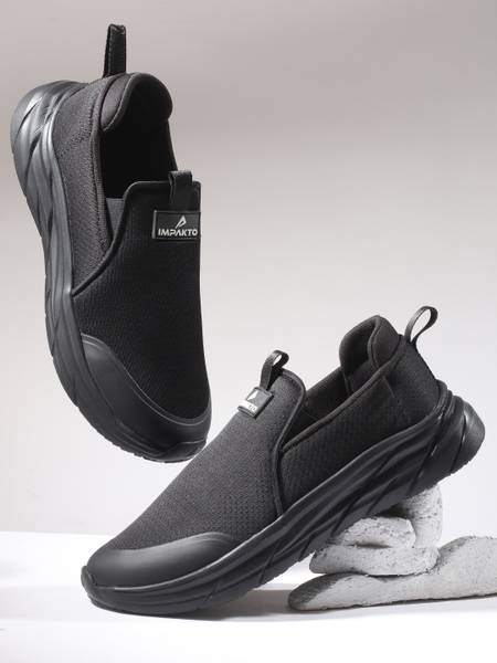 Impakto by Ajanta Cozy Lazy Men's Slip-on Walking, Running Shoes, Lightweight Walking Shoes For Men
