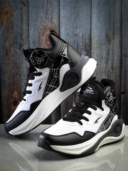 asian Casual Sneaker Shoes for Men | Soft Cushioned Insole || Basket-04 High Tops For Men