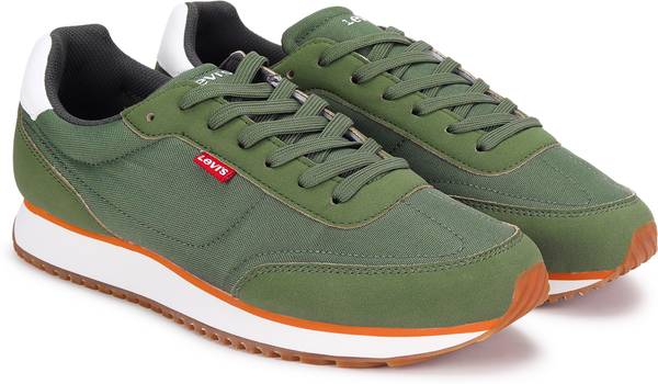 LEVI'S Levi's Mens Olive colour blcked Casual Shoes Casuals For Men