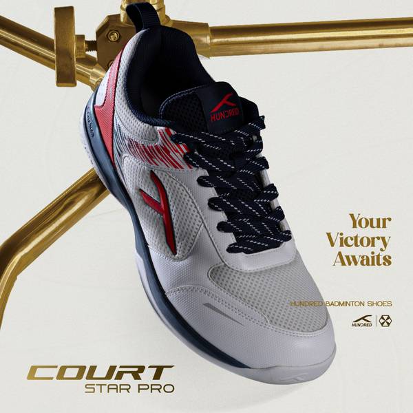 Hundred Court Star Pro Non Marking Badminton Shoes For Men