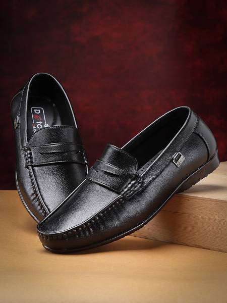 action DRIVE-101 Light Weight,Comfortable,Trendy, Synthetic,Leather Loafers For Men