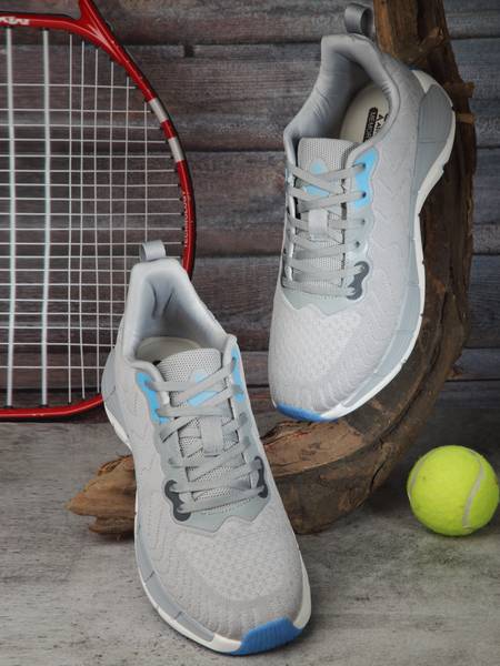 Action grey running shoes hotsell