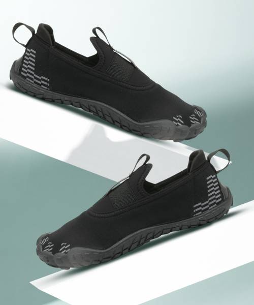 Impakto by Ajanta Impakto Barefoot Rooted Big Toe Box Gym, Training, Walking Shoes for Men Black Barefoot Shoes For Men