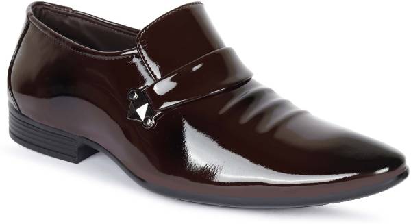 FOREST Forest Party-Wear,Outdoor,Stylish Men's Formal Shoes Slip On For Men