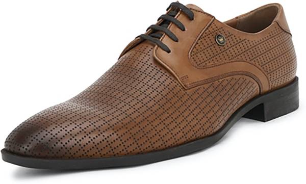 Buy Louis Philippe Derby Formal Shoes For Men ( BROWN ) Online at Low  Prices in India 