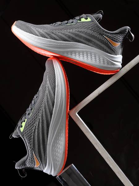 action BULLET-1101 Light Weight,Comfortable,Trendy, Synthetic Leather Running Shoes For Men