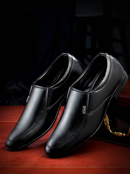 action Dotcom OFFICE 253 Premium Synthetic Leather Office Formal Slip On For Men