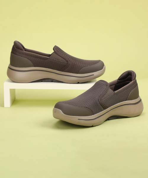 Skechers go walk 4 mens yellow hot sale