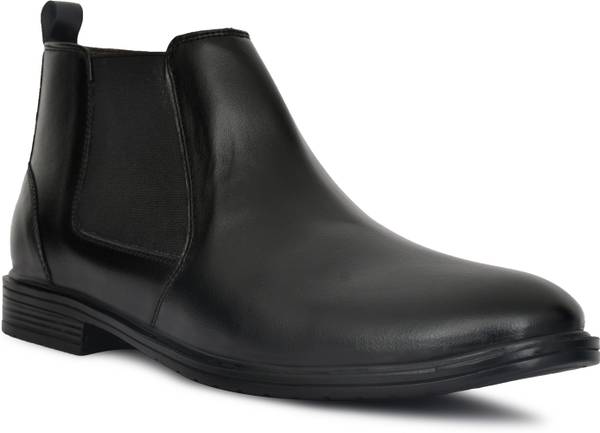 HRW Men's Leather Boots | Soft Cushioned Comfort and Style Boots For Men