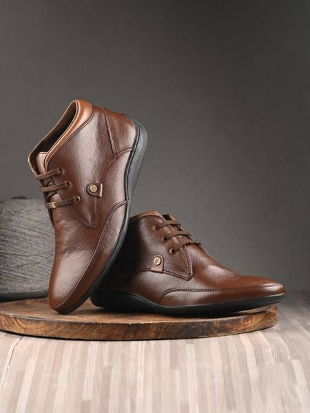 EGOSS Comforts Premium Genuine Leather Slip On For Men