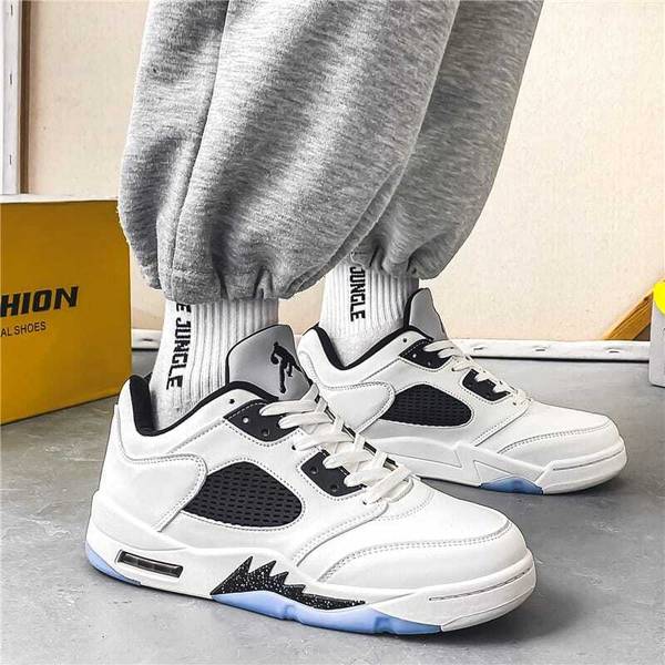 Z Blue Z Blue Jrdn 5 Retro "Oreo" Basketball High Premium Quality Shoes High Tops For Men