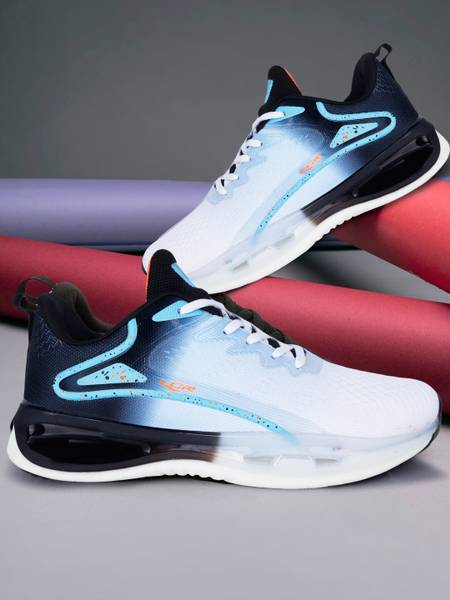 LANCER PLATINUM-41WHT-BLK Running Shoes For Men