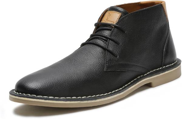 Mens black desert boots uk shop