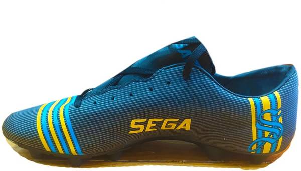 Sega Star Impact Spectra Football Boot with Easy Lace Up, Ankle Grip, Sole Synthetic Leather Football Shoes For Men