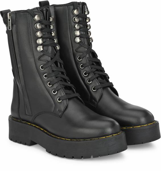 Delize calf length derby boots Boots For Women