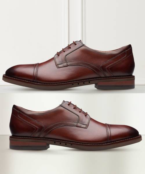 Clarks 2025 mahogany leather