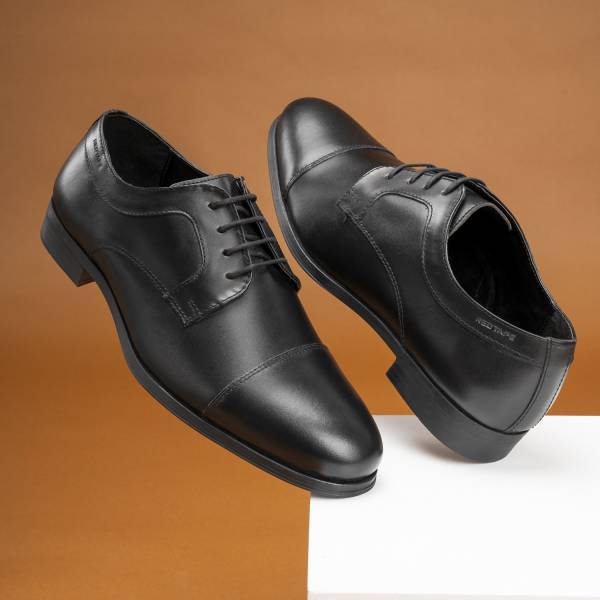 Red Tape Formal Derby Shoes for Men | Real Leather Shoes With Slip-on Support Corporate Casuals For Men