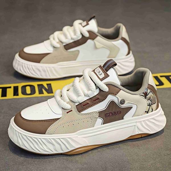 STRANGER BROTHERS Stranger Brothers Men's Brown Sneakers For Casual & Daily Use | Stylish Shoes Sneakers For Men