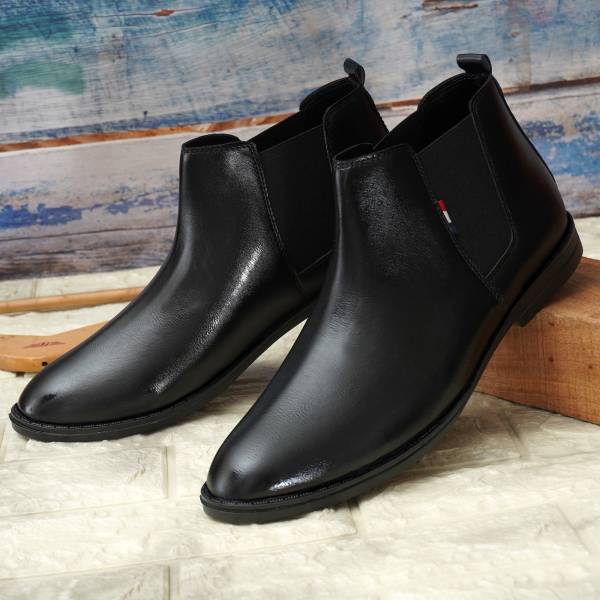 OFRI Blaster Black Boots For Men