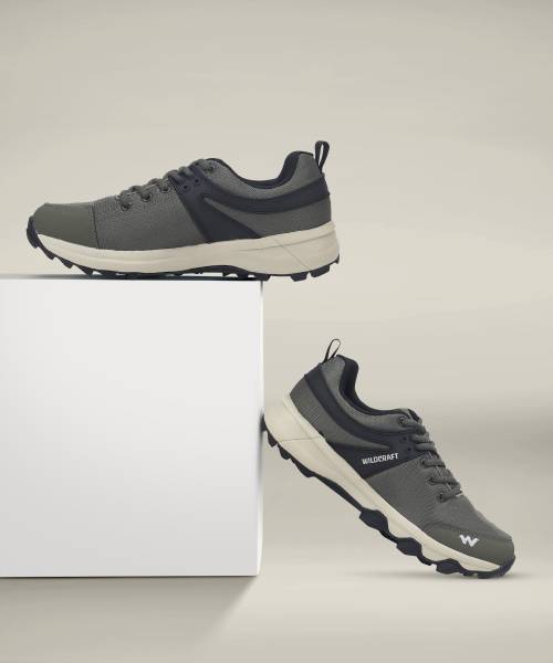 Wildcraft lace up shoes cheap with cutouts