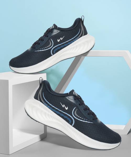 CAMPUS SLAKE Men's Sports Shoes | Memory Extra Bounce Insole | Mesh Upper | Lace-Up Running Shoes For Men