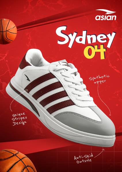 asian Casual Sneaker Shoes for Men | Soft Cushioned Insole || Sydney-04 Sneakers For Men