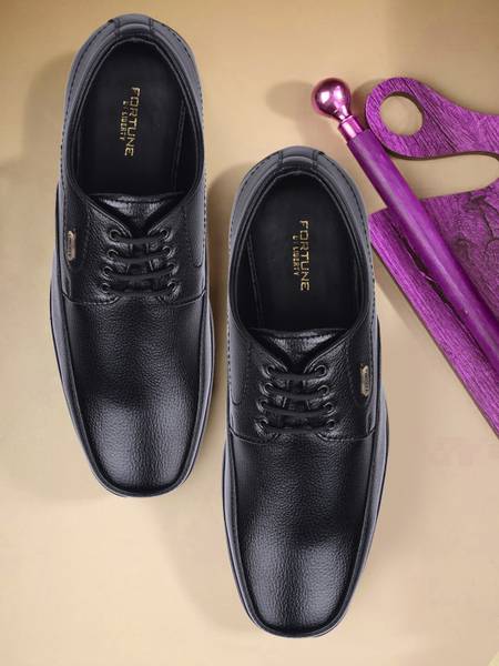 LIBERTY Fortune HOL-131E Formal Slip-on Shoes With PU Upper | PVC Sole Lacing Derby For Men