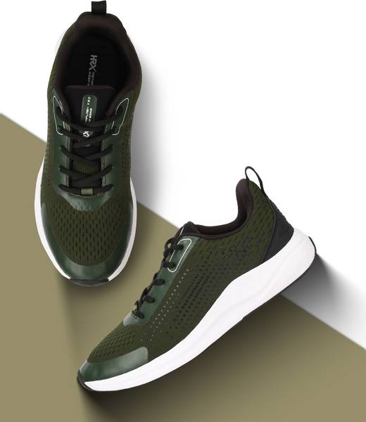 Hrx olive green shoes discount