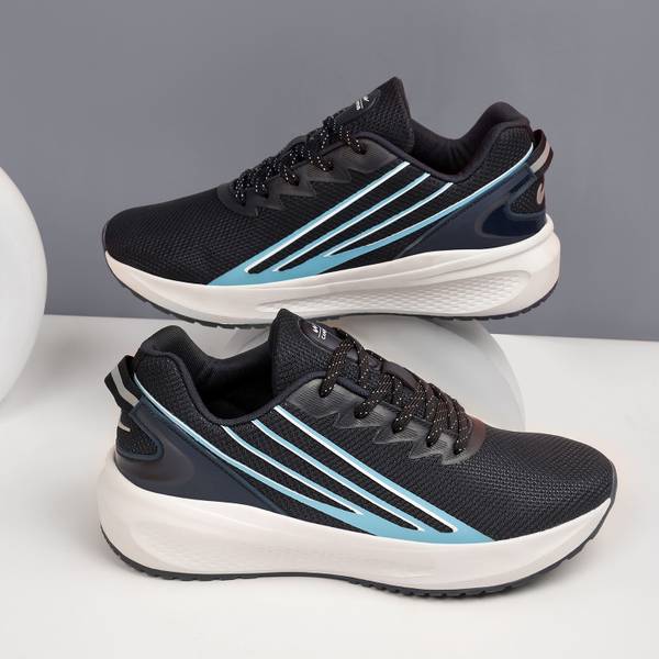 CAMPUS MARVRICK Men's Sports Shoes | Comfy Insole & Anti-Slip Sole Design | Lace-Up Walking Shoes For Men
