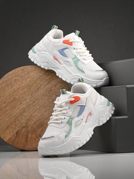 Roadster Roadster Women White Faux Leather Casual Lace Up Sneakers Sneakers For Women Price History