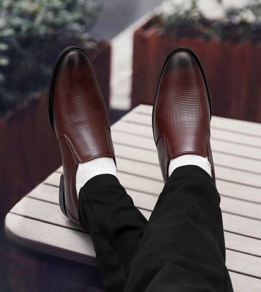 Aramish Genuine Leather Formal Mocassin For Men