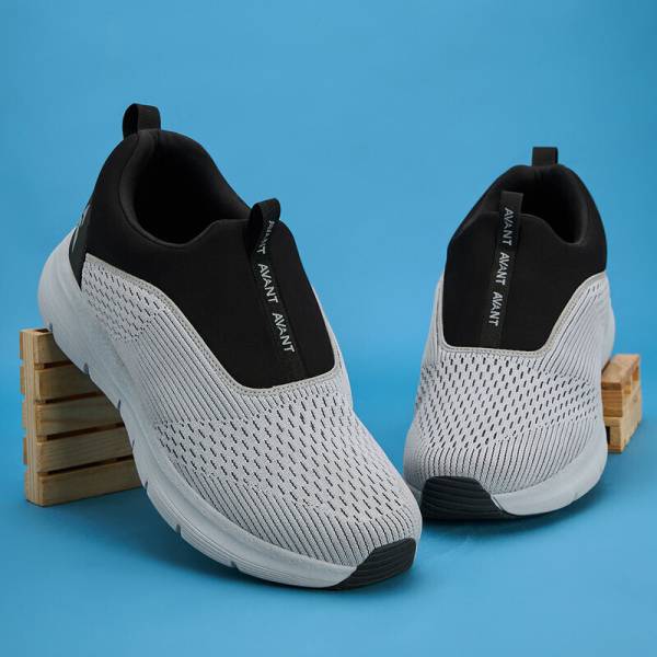 AVANT Sigma Slip-On Antislip Walking shoes without Laces with durable TPR outsoles Walking Shoes For Men