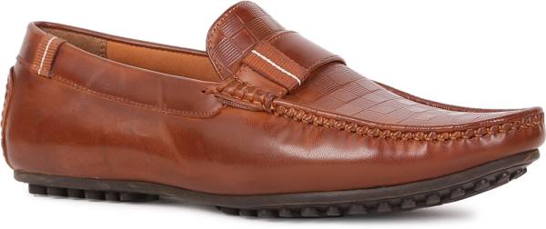Bata Percy Texture Loafers For Men