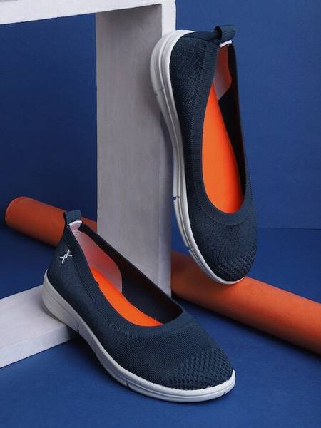 CARLTON LONDON Women's FlyKnit Comfort Slip-On Ballet Flats Slip On Sneakers For Women