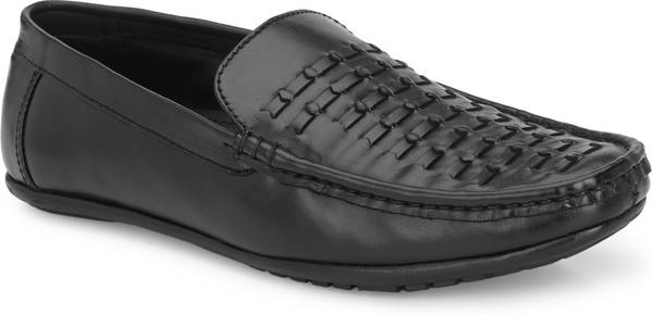 Tsf black leather hotsell formal shoes