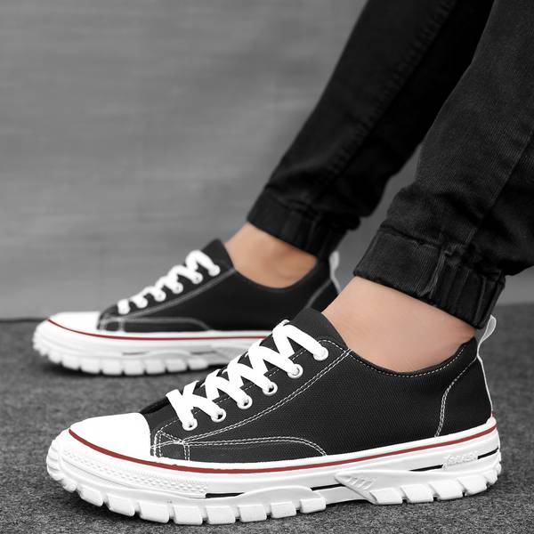 Kraasa STEPFIT Canvas Casual Sneakers for Men | Lace Up Sneakers for Men Canvas Shoes For Men