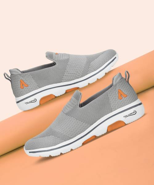 Aqualite VEGAS-10 L.Grey/Orange Men Casual Shoes Walking Shoes For Men