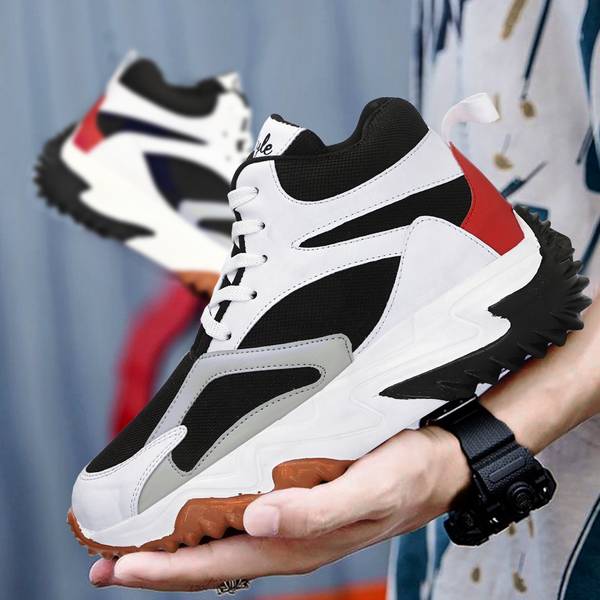 Battox Corstyle Exclusive Sneakers Bike Rider Comfortable Ankle High Trendy Running Sneakers For Men