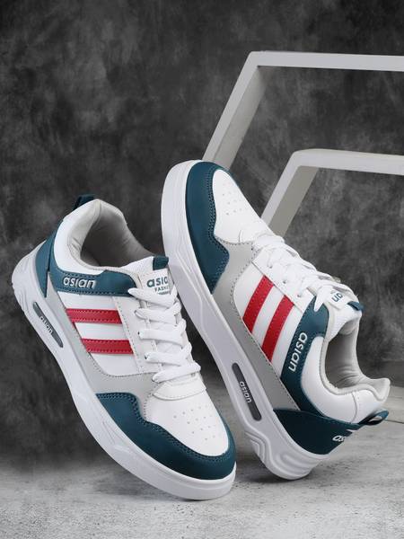 Asian sneakers blue casual shoes sales