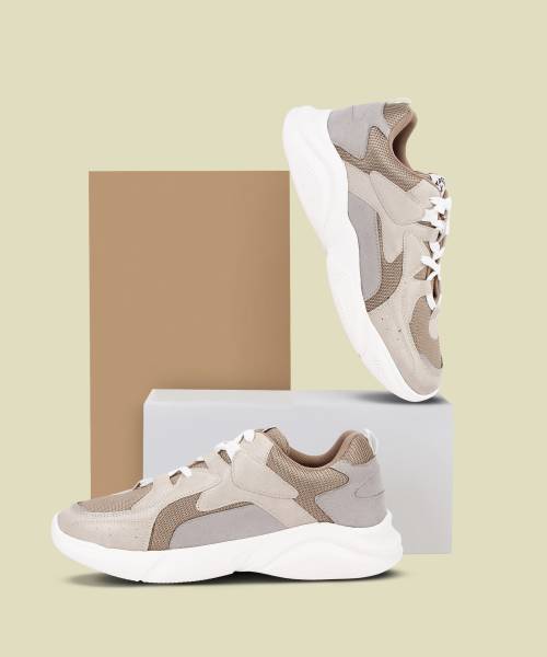 Wrogn grey sneakers discount